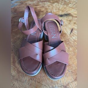 Deltan size 6.5 Women's Brown Sandals in Good used condition